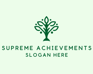 Natural Tree Plant logo design