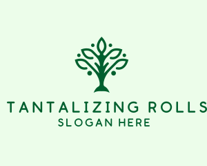 Natural Tree Plant logo design