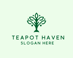 Natural Tree Plant logo design