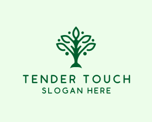 Natural Tree Plant logo design