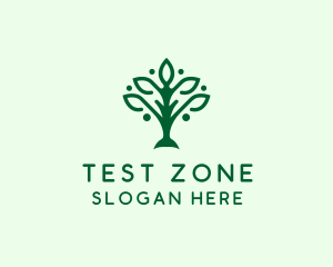 Natural Tree Plant logo design