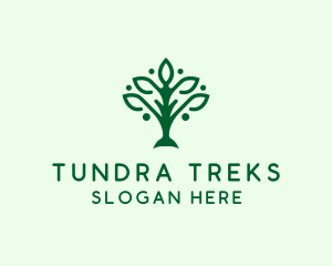 Natural Tree Plant logo design