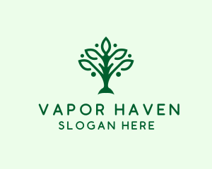 Natural Tree Plant logo design