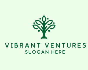 Natural Tree Plant logo design