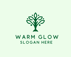 Natural Tree Plant logo design