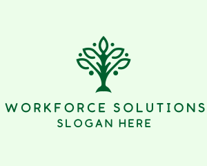 Natural Tree Plant logo design