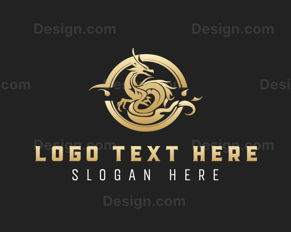 Mythology Dragon Clan Logo