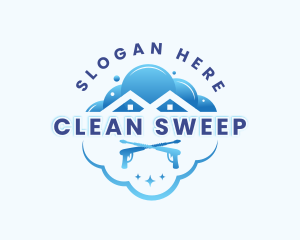 Cleaning Pressure Washing logo design