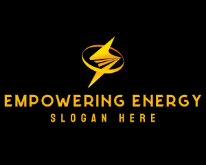 Lightning Bolt Power logo design