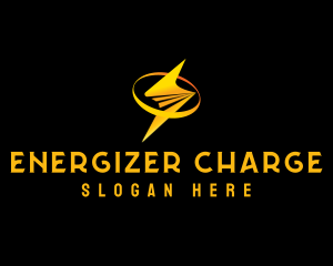 Lightning Bolt Power logo design