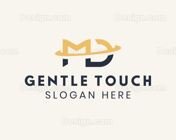 Marketing Letter MD Monogram Logo