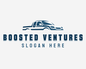 Pick-Up Automotive Vehicle logo design