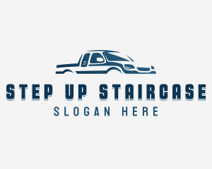 Pick-Up Automotive Vehicle logo design