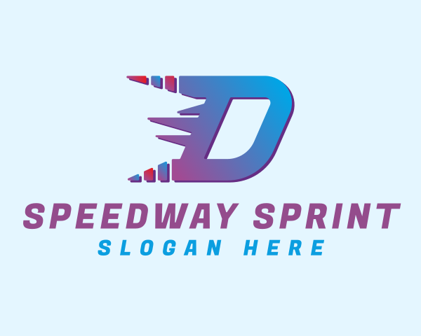 Sprinting logo example 2