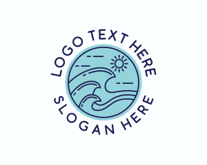 Ocean Beach Waves logo