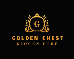 Golden Crown Pageant logo design