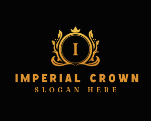 Golden Crown Pageant logo design