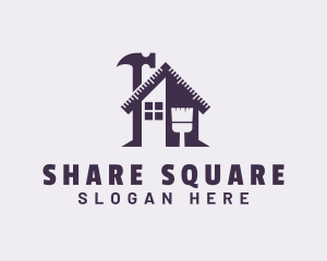 House Construction Tools logo design