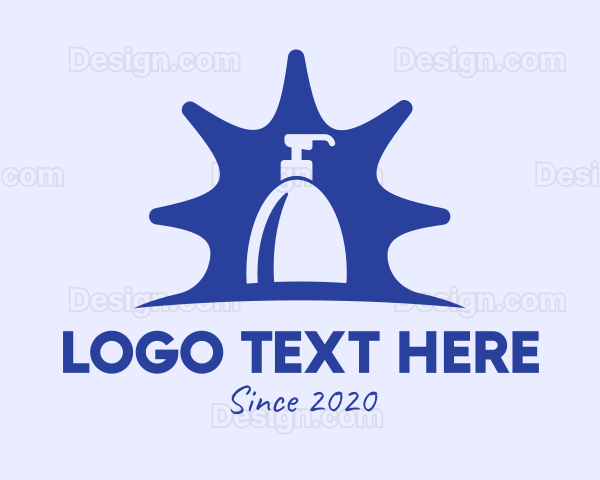 Blue Liquid Soap Logo