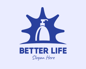 Blue Liquid Soap Logo