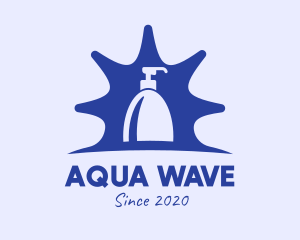 Blue Liquid Soap logo design