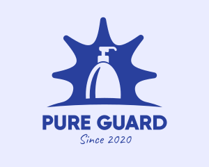 Blue Liquid Soap logo design