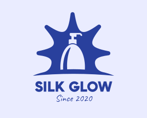 Blue Liquid Soap logo design