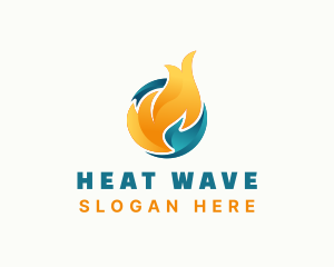 Heating Torch Flame  logo