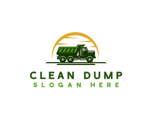 Garbage Dump Truck logo design