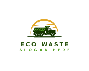 Garbage Dump Truck logo design