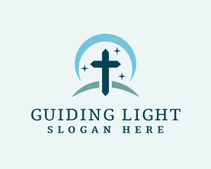 Christian Cross Ministry logo design