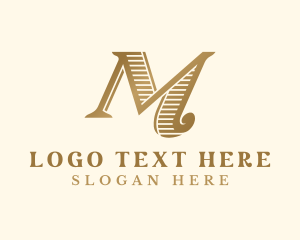 Decorative Boutique Letter M Logo