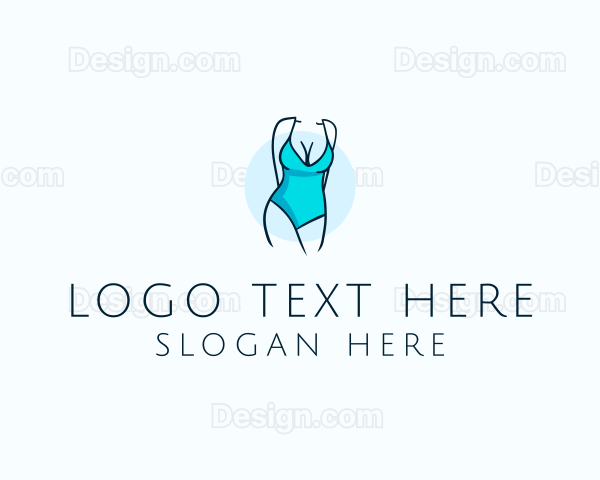 Sexy Bikini Swimsuit Body Logo