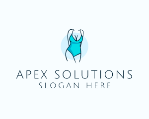 Sexy Bikini Swimsuit Body  logo design