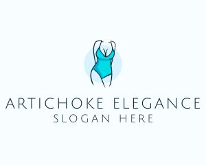 Sexy Bikini Swimsuit Body  logo design