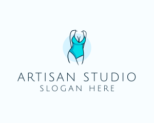 Sexy Bikini Swimsuit Body  logo design