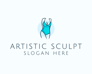 Sexy Bikini Swimsuit Body  logo design