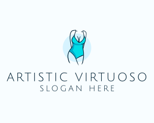 Sexy Bikini Swimsuit Body  logo design