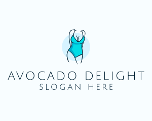 Sexy Bikini Swimsuit Body  logo design