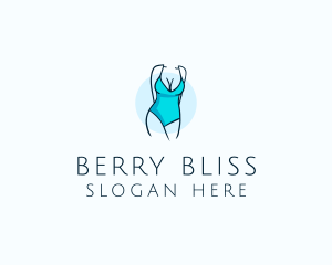 Sexy Bikini Swimsuit Body  logo design