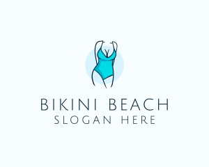 Sexy Bikini Swimsuit Body  logo design