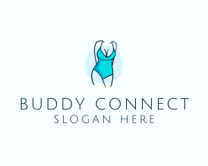 Sexy Bikini Swimsuit Body  logo design