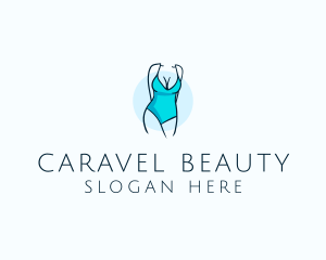 Sexy Bikini Swimsuit Body  logo design