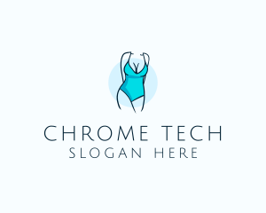 Sexy Bikini Swimsuit Body  logo design