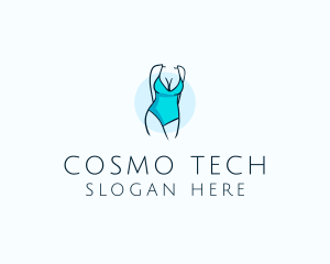 Sexy Bikini Swimsuit Body  logo design