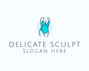 Sexy Bikini Swimsuit Body  logo design