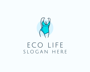 Sexy Bikini Swimsuit Body  logo design