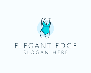 Sexy Bikini Swimsuit Body  logo design