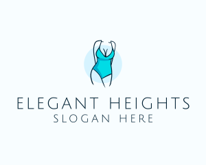 Sexy Bikini Swimsuit Body  logo design