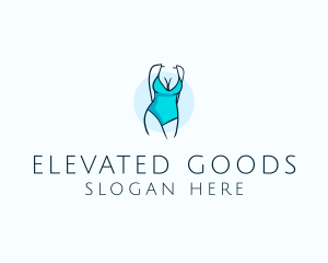 Sexy Bikini Swimsuit Body  logo design